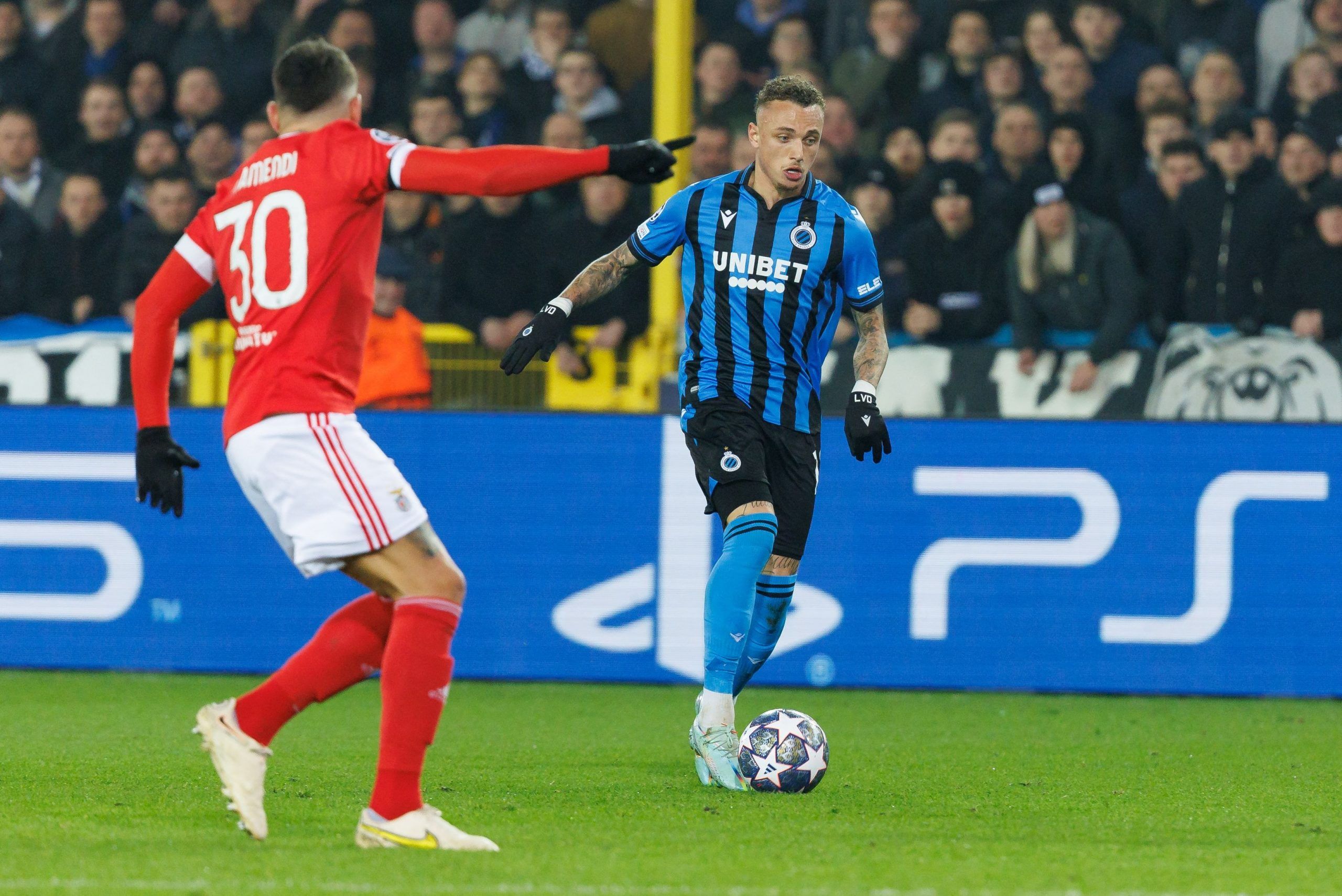 Noa Lang of Club Brugge during the Jupiler Pro League match